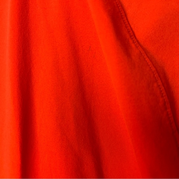 Under Armour Polo Shirt Mens Neon Orange Heat Gear Loose Fit Size Large - Picture 7 of 7